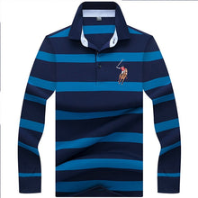 Load image into Gallery viewer, New Arrival Long Sleeve Polo Shirt Men High Quality Stylish 3D Embroidery Brand Tace &amp; Shark Polo Shirts Casual &amp; Business Cloth