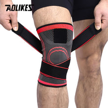 Load image into Gallery viewer, AOLIKES 1PCS 2019 Knee Support Professional Protective Sports Knee Pad Breathable Bandage Knee Brace Basketball Tennis Cycling